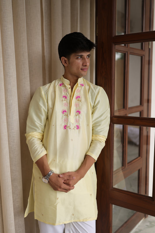 Butter Gulab Kurta