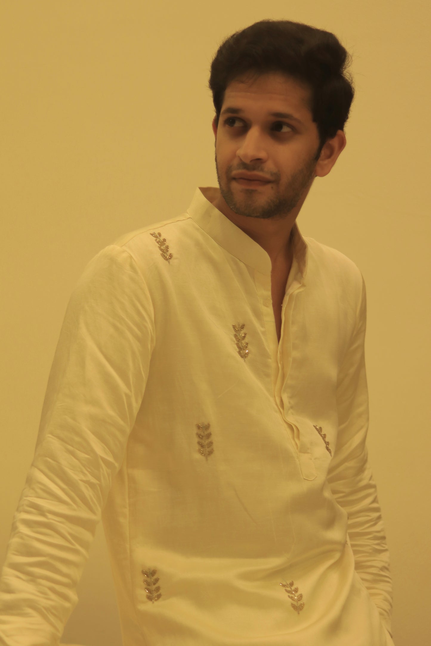 Ivory Short Kurta