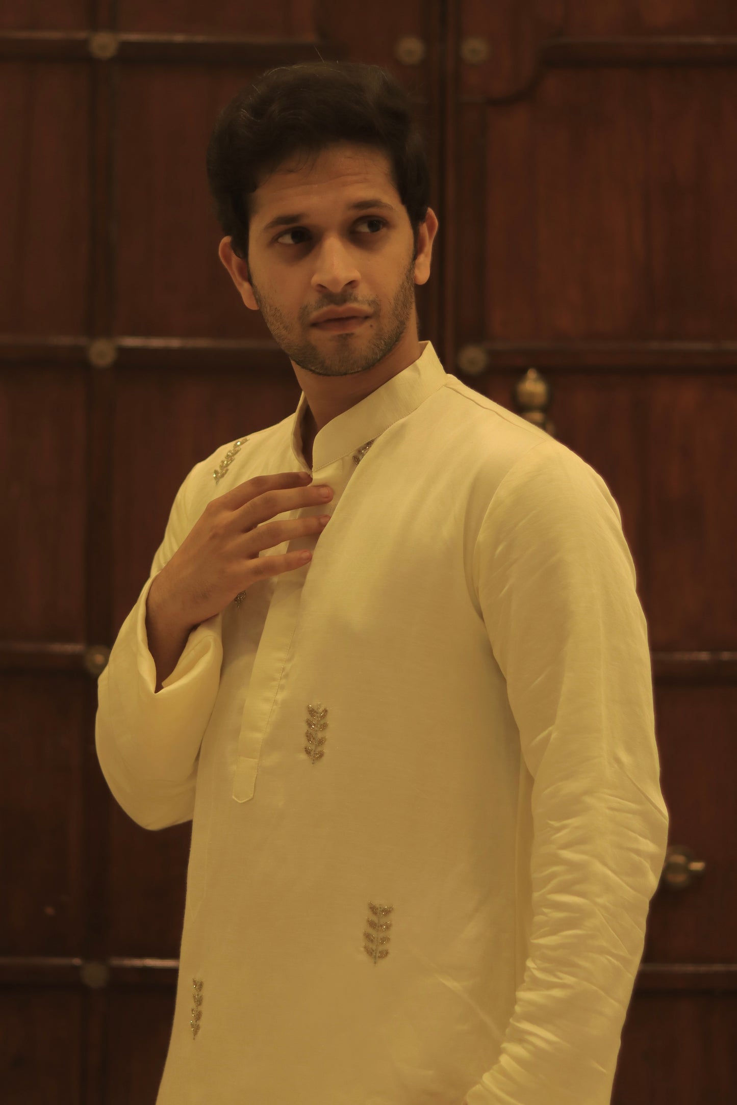 Ivory Short Kurta