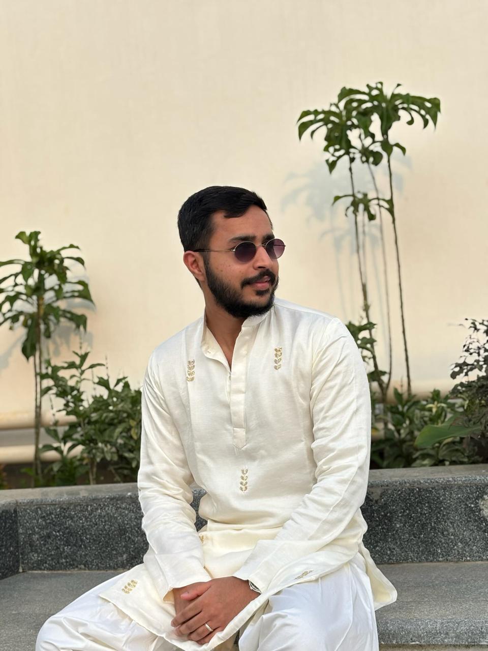 Ivory Short Kurta