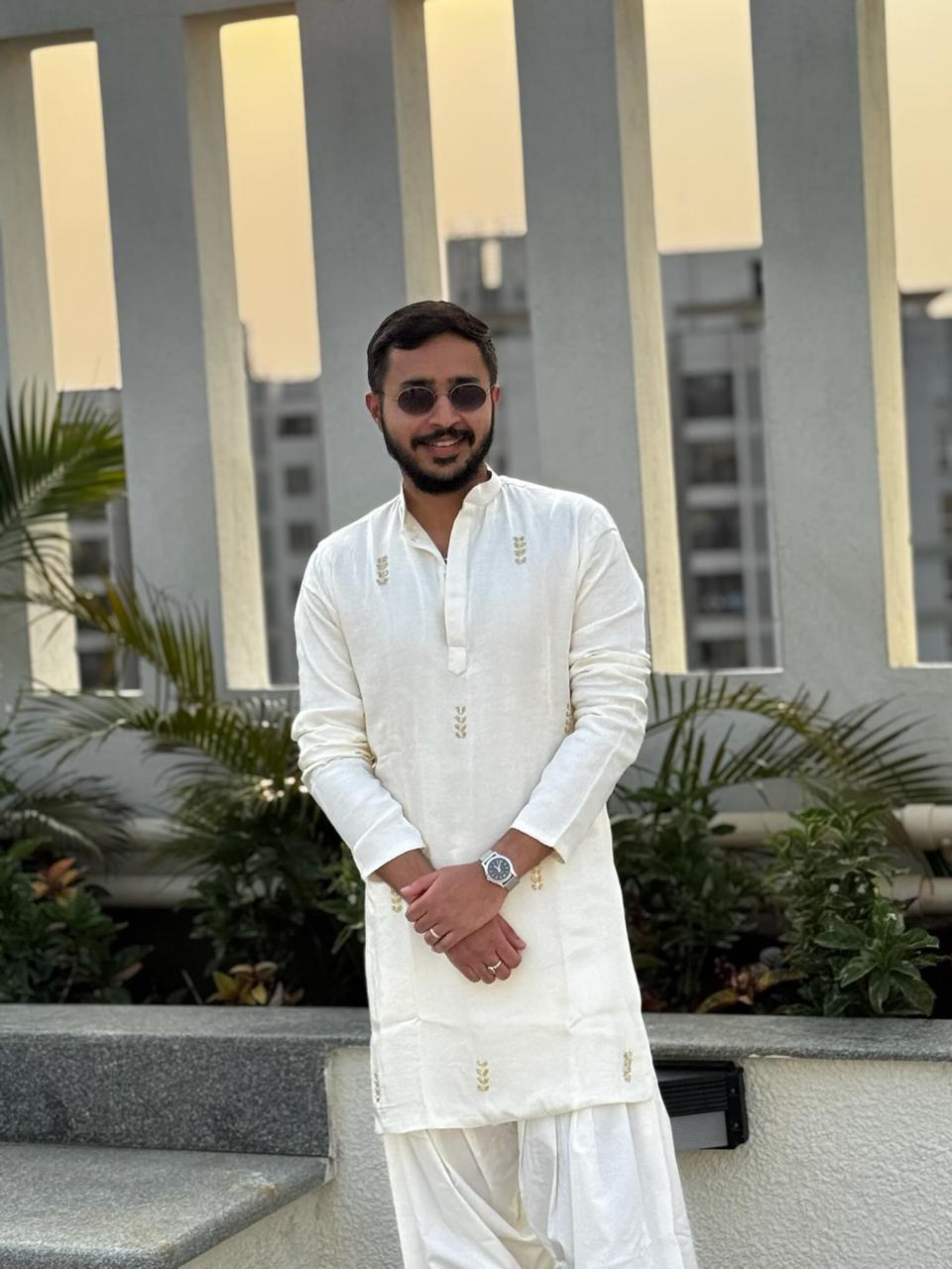 Ivory Short Kurta