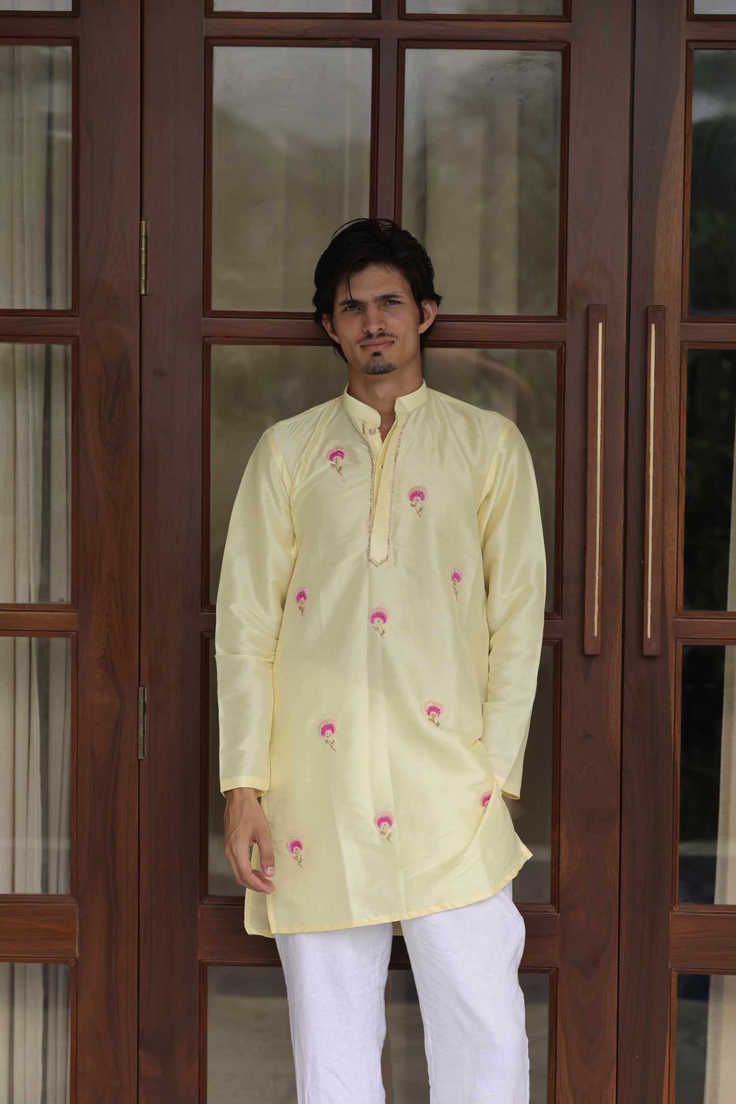 Butter Gulab Booti Kurta
