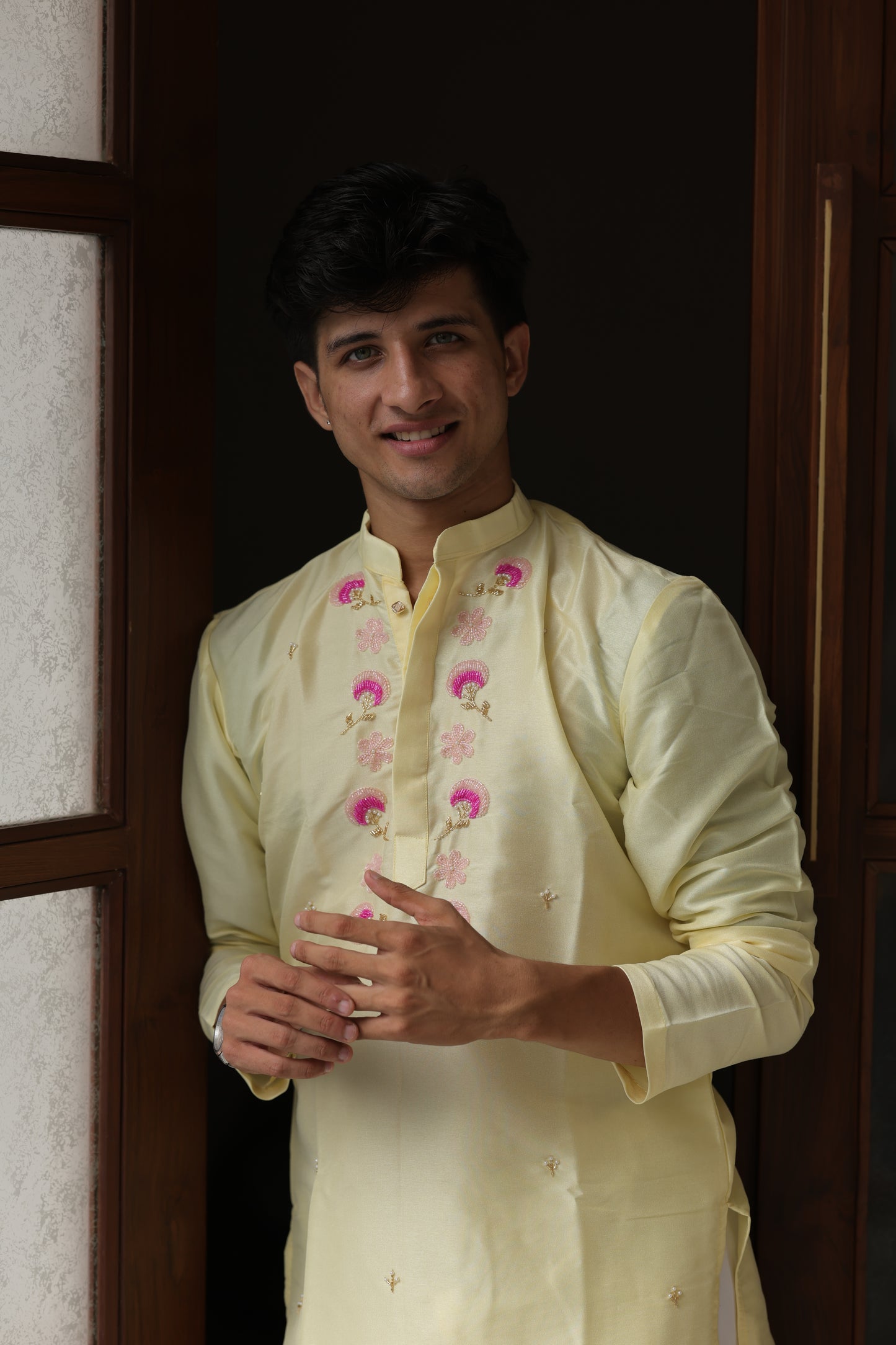 Butter Gulab Kurta
