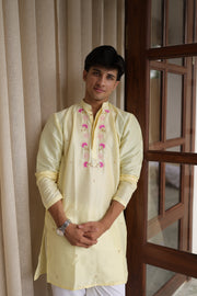 Butter Gulab Kurta