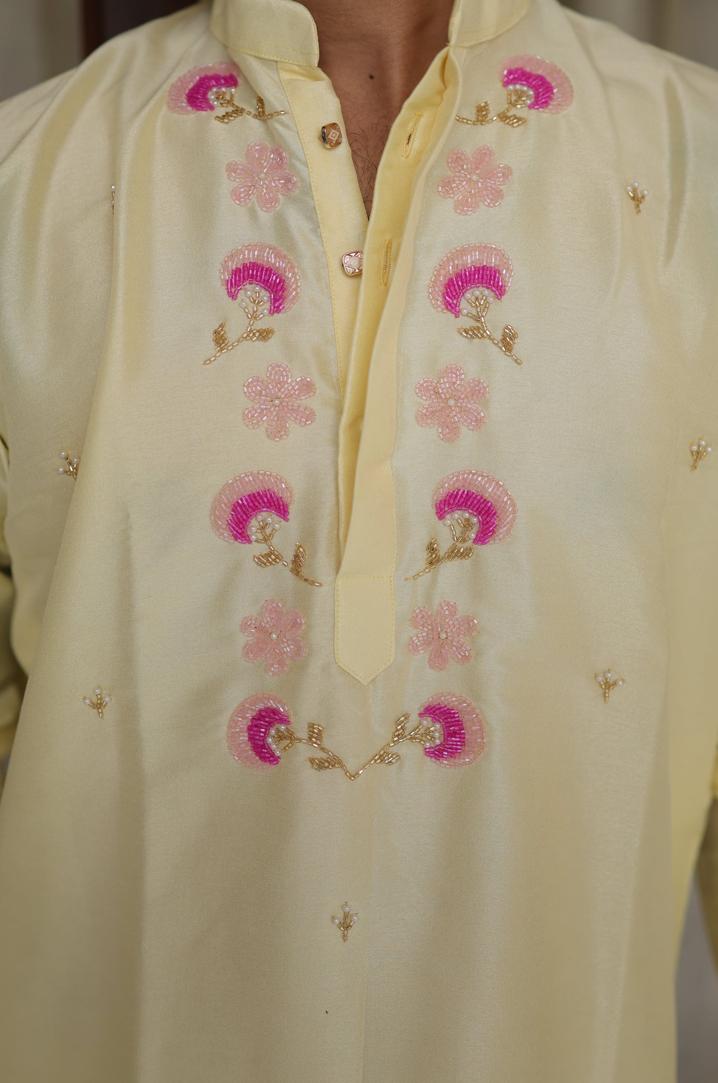 Butter Gulab Kurta