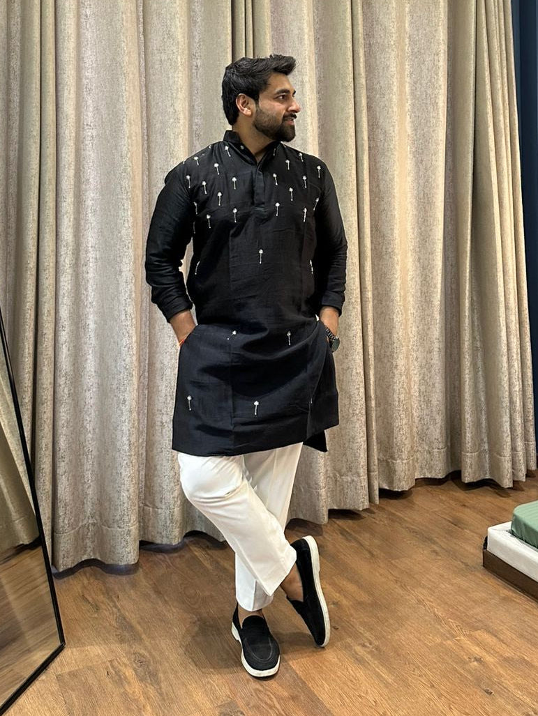 Black Pearl Kurta
