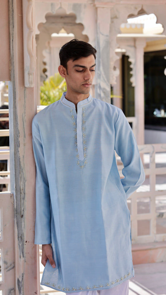 Pearl Pastel Short Kurta