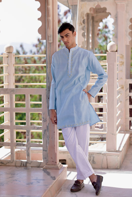 Pearl Pastel Short Kurta
