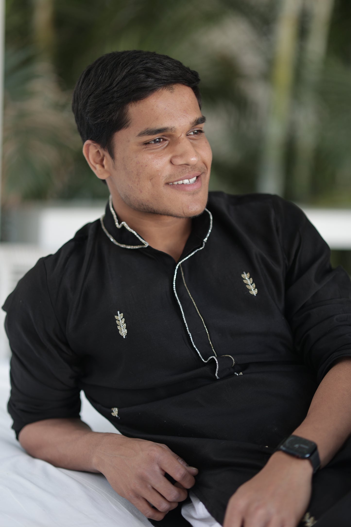 Black Short Kurta