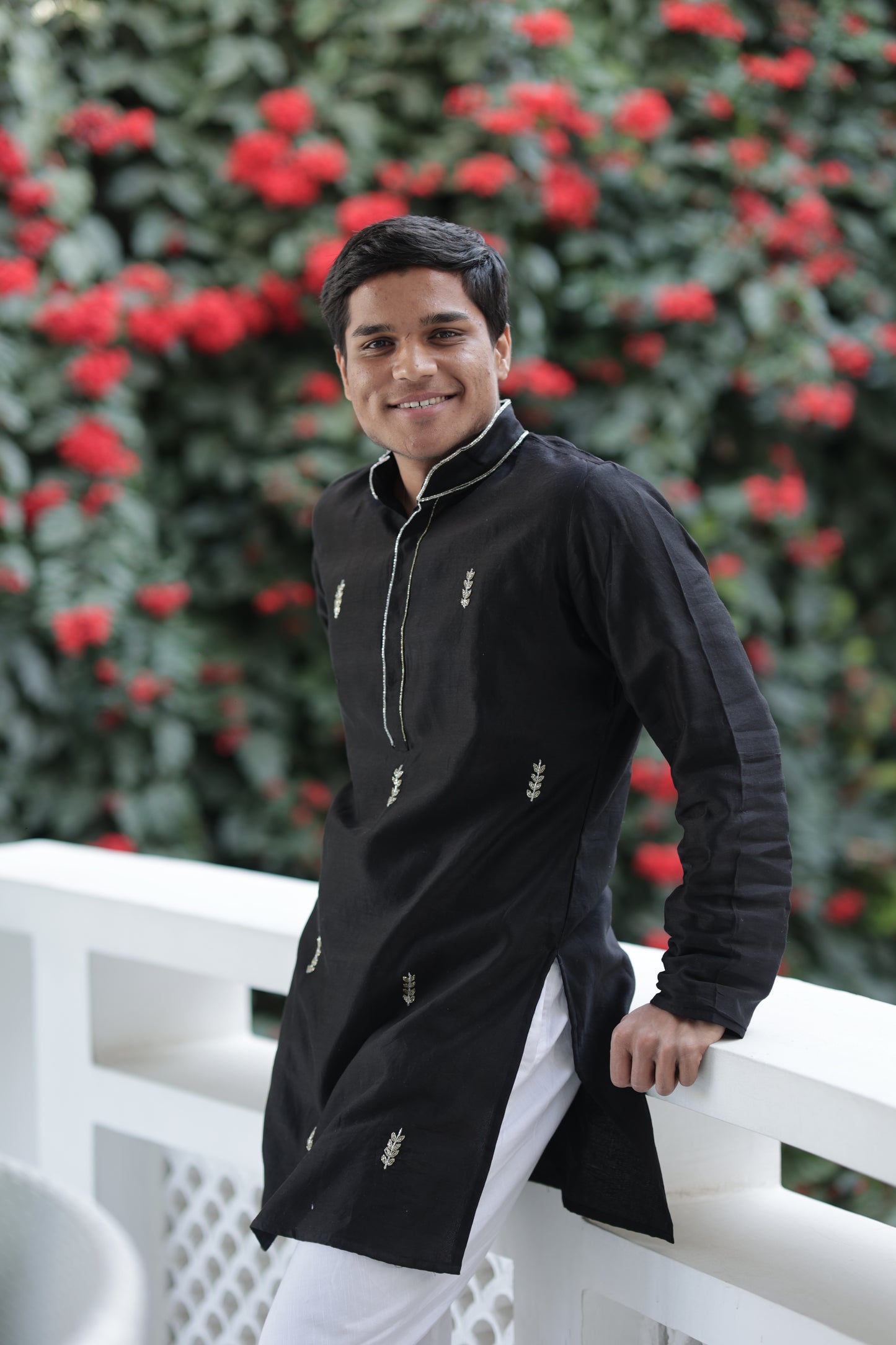 Black Short Kurta