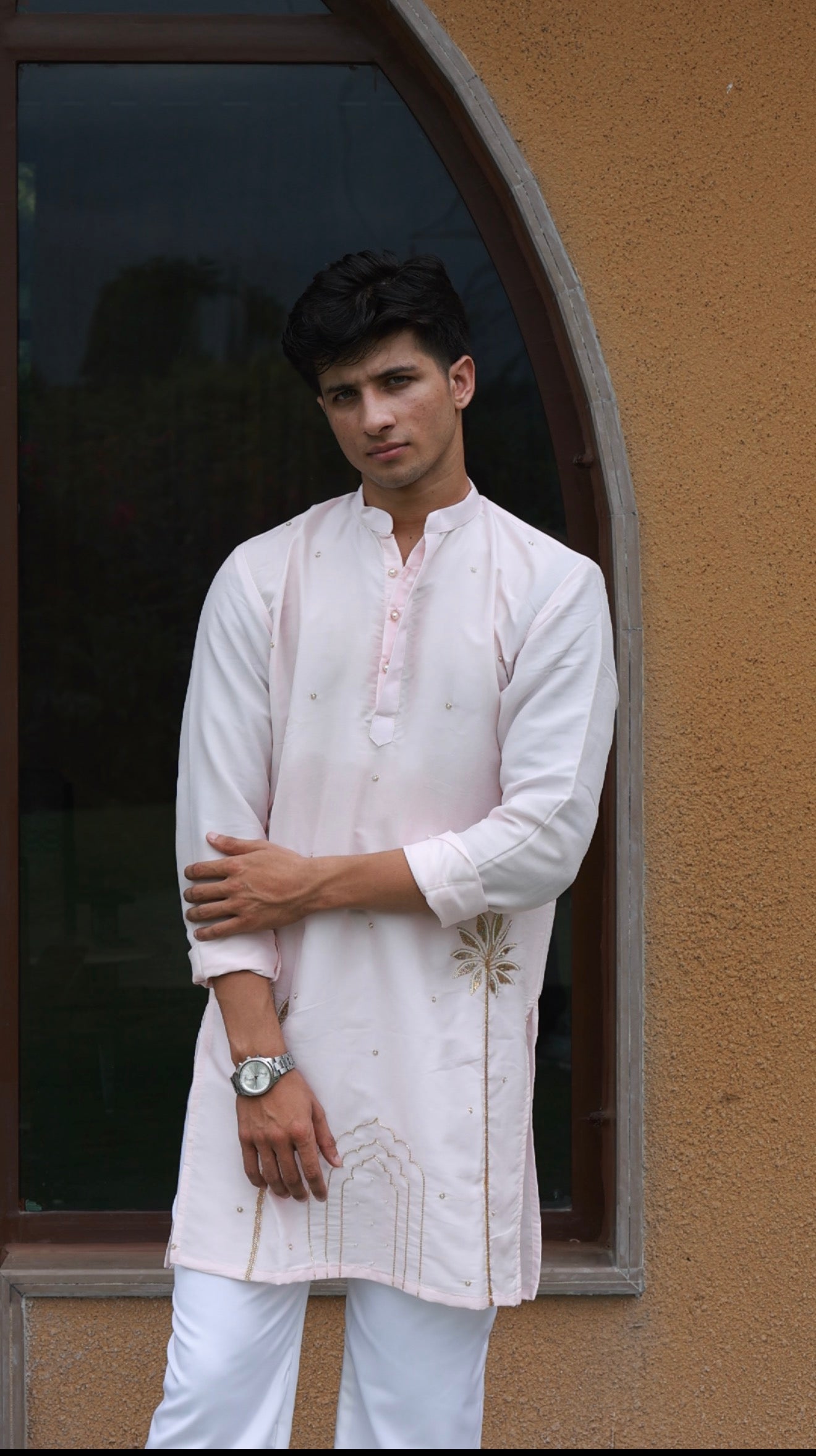 Blush Pink Dew Kurta